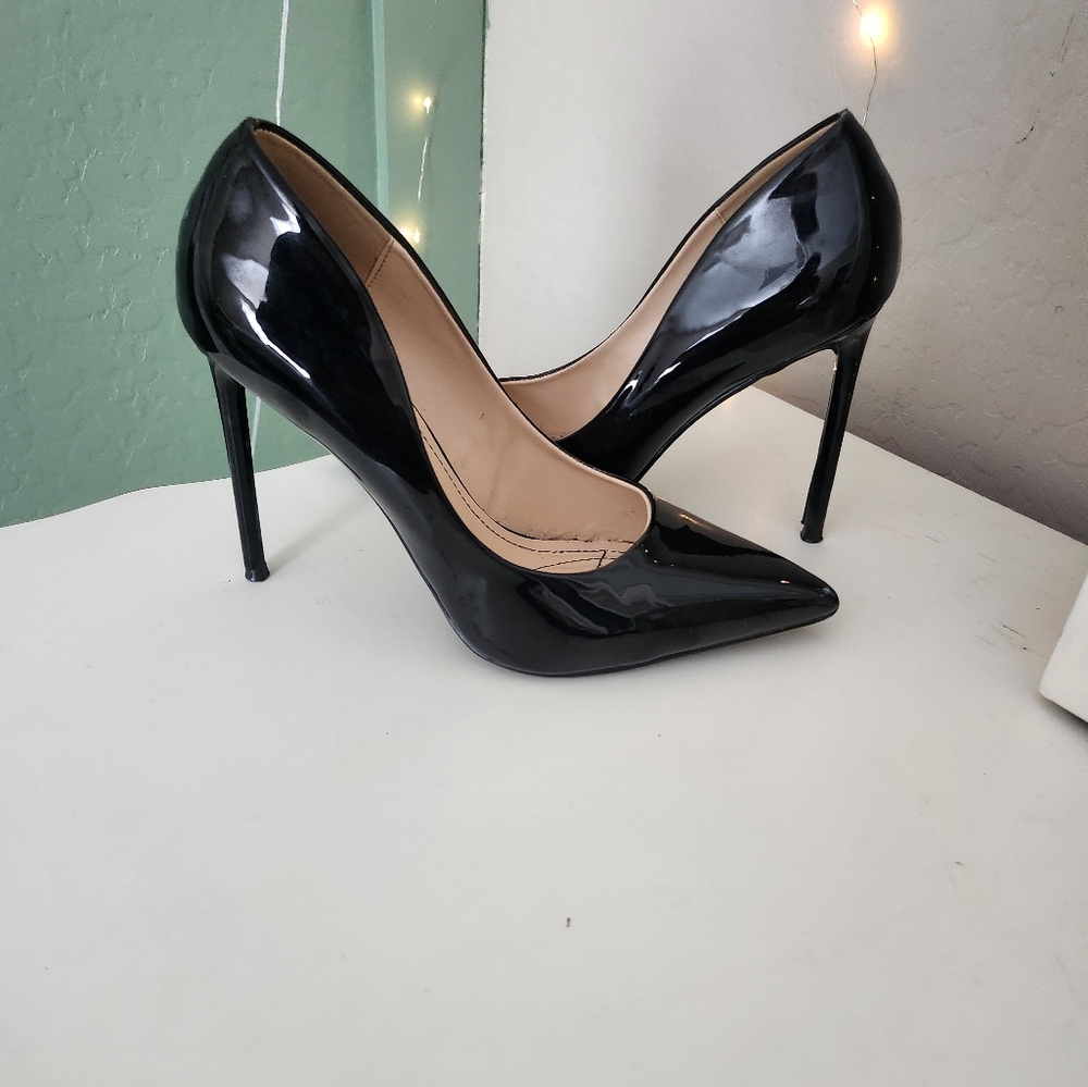 black heels